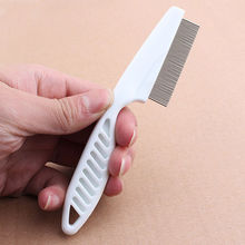 Hot Pet Dog Hair Flea Comb Stainless Pin Dog Cat Grooming Brush Comb Clean Tool Gift 2024 - buy cheap