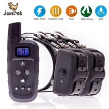 Waterproof Pet Dog Training Collar With 600M Remote Control Electric Shock Collar  Rechargeable Pet Trainer Support 3 Dogs 2024 - buy cheap