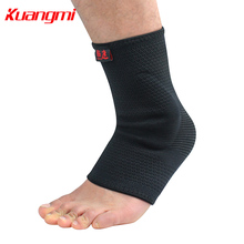 Kuangmi 1 PC Gel Ankle Sleeves Ankle Brace Support Compression Foot Sleeve Sock Arch Ankle Protector Relieve Pain Strain Sprain 2024 - buy cheap