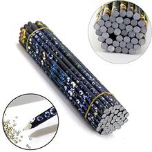 Caneta de pintura acrílica de diamante, caneta pontilhadora de resina de cera, strass, pedras preciosas, contas de arte de unha, ferramentas de lápis, acessórios de beleza diy com 10 peças 2024 - compre barato