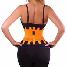 Men And Women Adjustable Elastic Lumbar Back Exercise Brace Slimming Belt Waist Support  Trainer 2024 - buy cheap