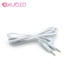 EXVOID Electrical Accessories 2 Head Needle And Thread Electric Shock Therapy Massage 2 Pin Cable Wire Adult Sex Toys for Couple 2024 - buy cheap