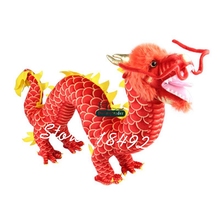 Dorimytrader 85 см X 50 см большой плюшевый мягкий китайский дракон игрушка мультфильм животное талисман кукла хороший подарок Бесплатная доставка DY61113 2024 - купить недорого