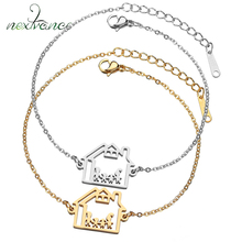Nextvance Happy Family House Simple Bracelet Mother Father Boy Girl Bracelets for Children Kids Gift Birthday Jewelry 2024 - buy cheap