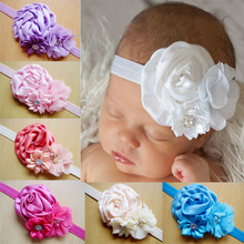 30Pcs/Lot Wholesale Headbands Newborn Flowers Headband Ribbon Hair Bands Handmade Headwear Hair Accessories For Children Toddler 2024 - buy cheap