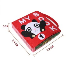 Libro de tela suave 3D para niños, libro de pintura de Educación Temprana, rompecabezas Manual artesanal, juguete para niños, libro de lectura infantil 2024 - compra barato