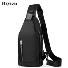 Male Leisure Bags USB Charging Crossbody Bags Men Anti Theft Chest Bag School Summer Short Trip Messengers Bag 2020 New Arrival 2024 - buy cheap