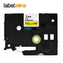 9mm tze621 Compatible Brother p-touch printers black on yellow tze label Tape laminated ribbon Tze-621 tz621 tz-621 tze tz 621 2024 - buy cheap