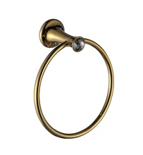 Бесплатная доставка, маленькое кольцо для полотенца с золотым покрытием и кристаллами, новинка 2024 - купить недорого
