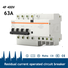 Disyuntor de corriente Residual con protección de operación, DZ47LE-63, 63A 2024 - compra barato