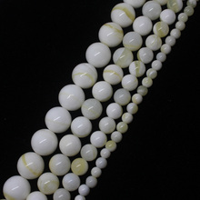 Mini. order is $7!6-12mm Natural Gold Tridacna Round Spacer Loose Beads 15" 2024 - buy cheap