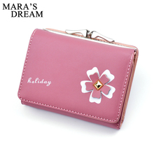 Mara's Dream Fashion PU Leather Women Wallet Bag Coin Pocket Female Clutch Women Purse Wallet Multipocket Short Standard Wallets 2024 - buy cheap