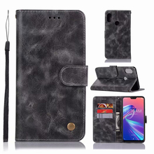 Funda de cuero para Asus Zenfone Max Pro M2 ZB631KL, funda abatible de lujo para teléfono ASUS Max Pro M2 ZB631KL ZB631KL 2024 - compra barato