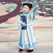 Disfraz de Hanfu clásico chino para niños y niñas, ropa de Nunnery, trajes de baile de estilo chino antiguo 2024 - compra barato
