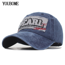 Youbome boné de beisebol unissex, chapéu casual bordado vintage com letras do papai 2024 - compre barato