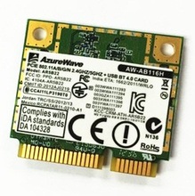 Network Card for AzureWave AW-AB116H AW-NB110H AR9462 AR5B22 WB222 Half Mini PCI-E WiFi for Bluetooth4.0 Wireless Card 2024 - buy cheap