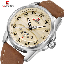 NAVIFORCE Luxury Brand Men Army Military Watches Men's Quartz Date Clock Leather Waterproof Sports Watch Relogio Masculino 2024 - buy cheap
