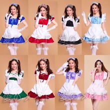 Women Lolita Dresses Japanese Anime Cosplay Costume Maid Outfit Apron Dress 2024 - buy cheap