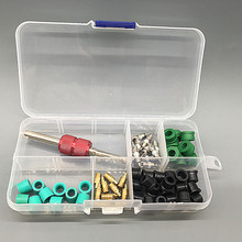 R134A Valve Core Air Conditioning Tube Tools Connector Kit Assortment Seals Rubber Rings A Box 2024 - buy cheap