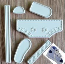 Luyou 1Set Baby Shoes DIY Cake Fondant Mold Cut Sneaker Fondant Cake Decorating Baking Tool Mould Cake Tools Accessories FM1741 2024 - buy cheap