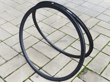 FLX-RIM-C30 : 23mm width -  3k Carbon Matt Cycling road bike 700c Clincher wheel rim 30mm  ( Basalt Brake Side ) 2024 - buy cheap