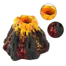 Ornament Volcano Shape Ornament For Aquarium Air Bubble Stone Fish Tank Oxygen Pump Air Pump Fish Tank Toys fish Decorations 2024 - buy cheap