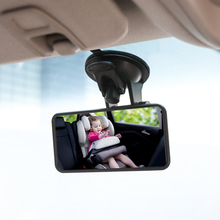ABS 360 градусов автомобильное заднее сиденье детское зеркало автомобильное сиденье формат зеркала слепое пятно зеркало для парковки вспомогательное зеркало заднего вида (черный) 2024 - купить недорого