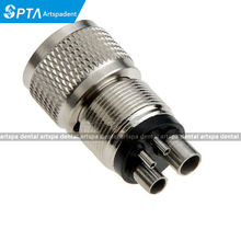 Dental turbine Handpiece adaptor Coupler Motor Convertor Changer for High Speed Handpiece 4 to 2 Hole 2024 - buy cheap