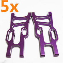 Wholesale 5Pairs HSP Upgrade Parts 106021 06012 06049 Aluminum Rear Lower Arms for 1/10 RC Model Car 94105 94106 94107 94107Pro 2024 - buy cheap
