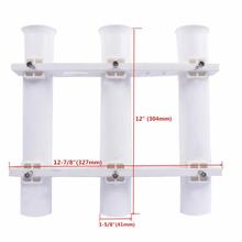 3 Tubes Link White plastic fishing rod racks holder for marine kayak boat yacht accessories boat rod holder 2024 - buy cheap