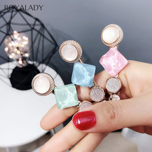 Korean Lovely Colorful Geometry Hairpin For Women Girls Fashion Rhinestone Hair Clips Sequins Hairpins Barrette Hair Accessories 2024 - buy cheap