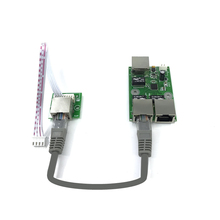 -Baixo custo de cabeamento de rede caixa de conversão de dados de extensão a distância Mini porta Ethernet 3 10/100 Mbps Com RJ45 módulo de interruptor de luz 2024 - compre barato