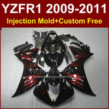 Red flame Motorcycle body parts for YAMAHA fairingsYZF R1 09 10 11 12 R1 bodyworks YZF1000 R1 +7Gifts YZF R1 2009 2010 2011 2024 - buy cheap