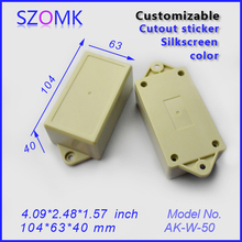 szomk electronics outlet enclosure (4 pcs) 104*63*40mm plastic box enclosure electronics switch box diy plastic housing 2024 - buy cheap