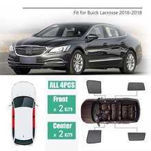 Side Windows Magnetic Sun Shade UV Protection Ray Blocking Mesh Visor Fit For Buick LaCrosse 2016-2018 2024 - buy cheap