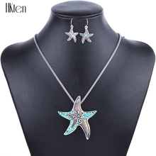 MS1504253 Fashion Jewelry Sets High Quality Beads Multicolor Starfish Design Woman's Necklace Set Wedding Jewelry 2024 - buy cheap