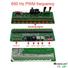 Decodificador DMX de 30 canales con controlador LED regulable XLR, DC12-24V, tira LED RGB, controlador DMX 512 para tira de luces led RGB RGBW de 1440W 2024 - compra barato