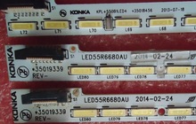 Для konka KPL + 550B1LED4 товар лампа 35018456 37024119 1 шт. = 80 светодиодов 683 мм 2024 - купить недорого