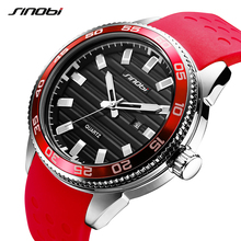 Sinobi 316 relógio esportivo masculino de aço inoxidável, relógio de luxo de marca de silicone à prova d'água militar de quartzo, relógio masculino 2024 - compre barato