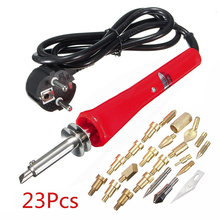 1set  23pcs 30W Wood Welding Soldering Iron Tool Set Pyrography Kit with Tips 2024 - buy cheap