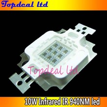 High Quality infrared 10W IR 940nm Infra-red High Power LED Diodes Chip bulb Lamp New 2024 - buy cheap