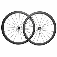 Conjunto de rodas de bicicleta 700c para estrada, 38x23mm, pneu clincher powerway r13 2024 - compre barato