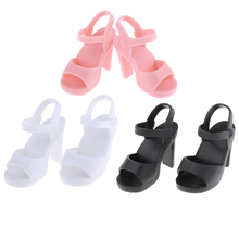 Sandálias de plástico para bonecas 1/4 bjd, acessório de roupa de boneca articulada para jantar, 3 cores para escolher 2024 - compre barato