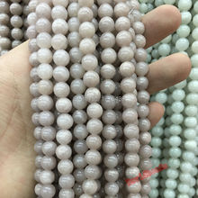 Cuentas de piedra Natural de 6, 8, 10 y 12mm, cuentas de Jadee de montaña teñidas, multicolor, para fabricación de joyas 2024 - compra barato