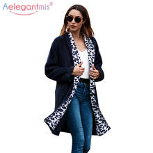 Aelegantmis 2018 Autumn Winter New Elegant Faux Fur Fluffy Coat Women Loose Long Caridgan Furry Coats Ladies Casual Outerwear 2024 - buy cheap