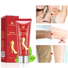Herbal Painless Hair Removal Cream Hair Removal Depilatory Cream Waterproof For Body Leg Armpit 2019 2024 - buy cheap