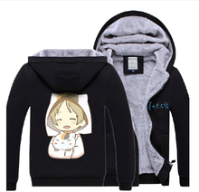 New Fashion Winter Men Women Clothes Anime Natsume Yuujinchou Thick Hoodie Warm Jacket Coat 2024 - buy cheap