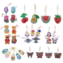 DIY Special Shaped Full Diamond Painting Keychain Butterfly/Love Heart Diamond Painting Cross Stitch Key Ring Christmas gift 2024 - buy cheap