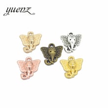 YuenZ 20pcs Elephant Head Charms Tibetan Silver Bronze Pendants Antique Charm Jewelry Making DIY Handmade Craft 16*15mm D974 2024 - buy cheap