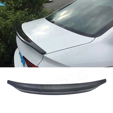 Car For A4 Carbon Fiber Rear Spoiler Boot Duck Wings for Audi A4 B8 B8.5 B9 Sedan 2009 - 2018 C Style Car Sticker 2024 - buy cheap